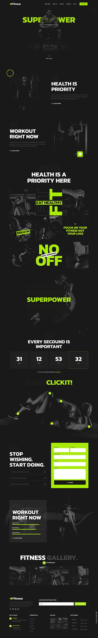Marketing Layout Pack Homepage