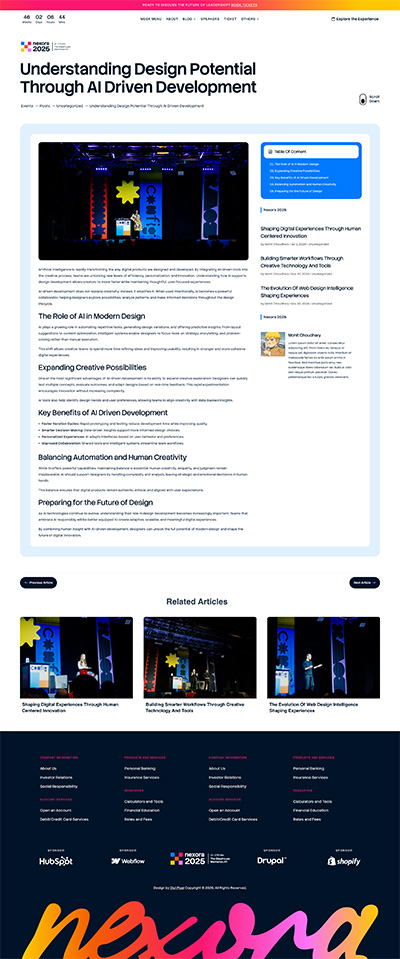 Event Layout Pack Single Post