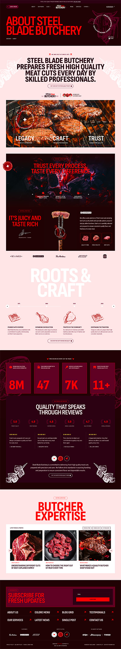 Event Layout Pack About us Page