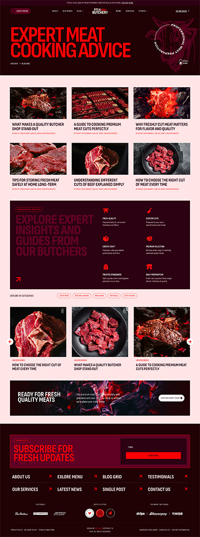 Event Layout Pack Blog Page