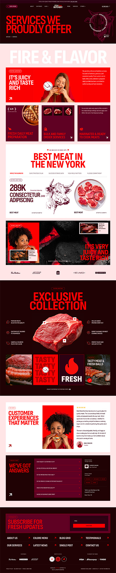 Event  Layout Pack Partners Page